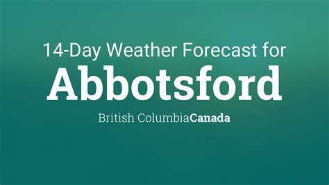 weather network abbotsford bc